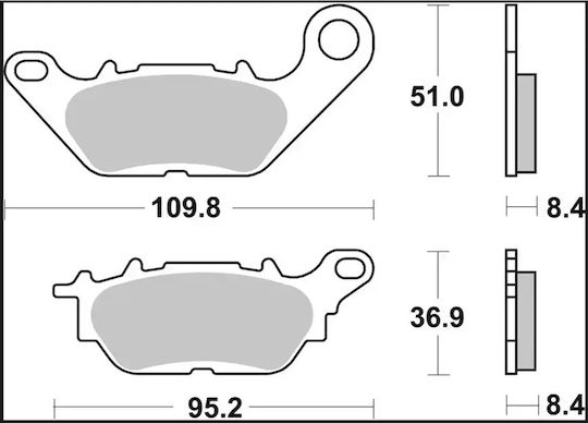 Brembo Carbon Τακάκια 07ya28cc 1 Σετ 1 Δαγκάνα