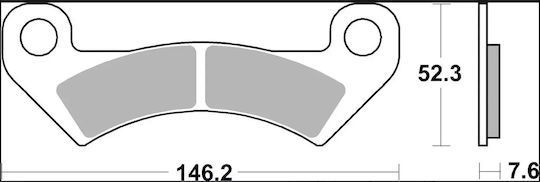 Brembo Метални Накладки 07gr85sd 1 Комплект 1 Апарат
