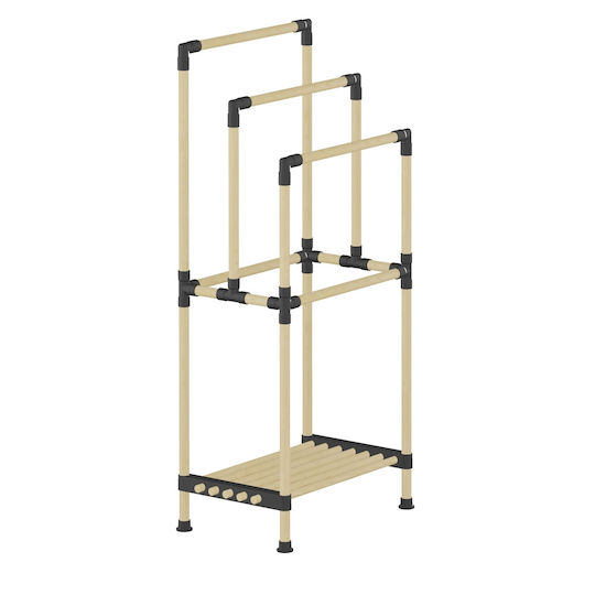 Seowood Seowood Badezimmer-Säulenschrank Boden M49xB28xH97cm Gelbe