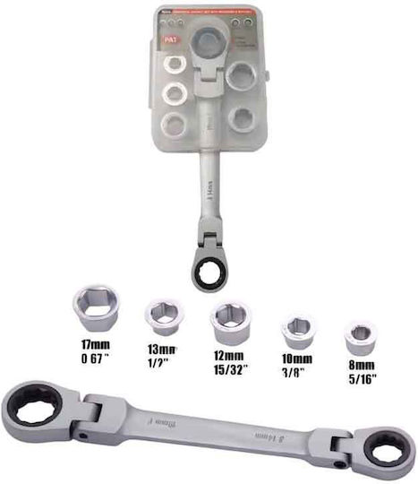 Deutsche Polygon-Schlüssel Französischer Ratschenring Doppelzweck 10mm 11mm 12mm 13mm 14mm 15mm 16mm 17mm 18mm 19mm 20mm 21mm 22mm 23mm 24mm 25mm 26mm 27mm 30mm 32mm 6mm 7mm 8mm 9mm