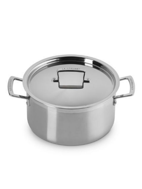 Le Creuset Βαθιά Ανοξείδωτη Κατσαρόλα 6lt /