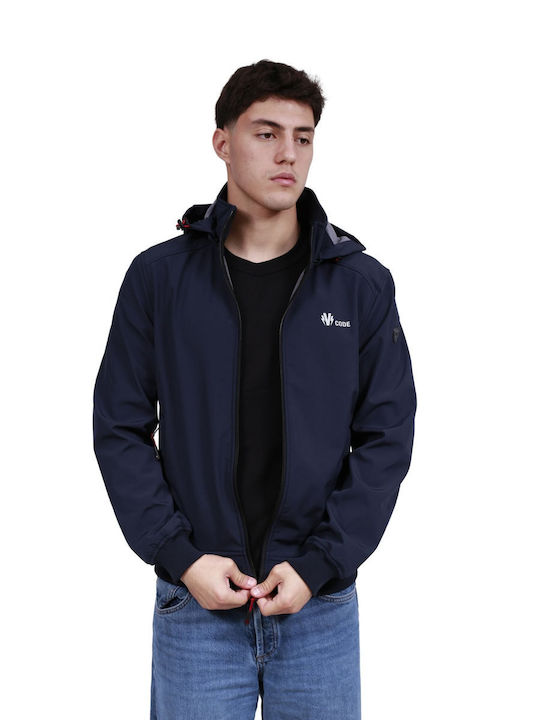 Bomber Jacket Waterproof Navy