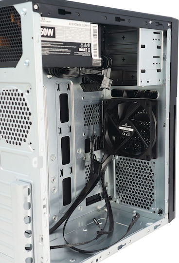 Powertech PT-1563 Midi Tower Computergehäuse Schwarz
