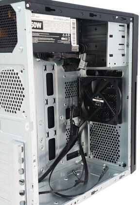 Powertech PT-1563 Midi Tower Computergehäuse Schwarz