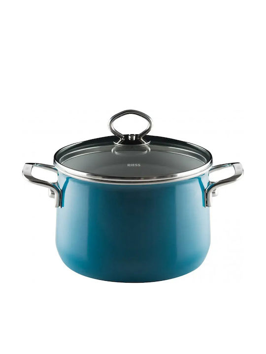 Riess Tiefer Rostfreier Stahl Kochtopf 6,5 l