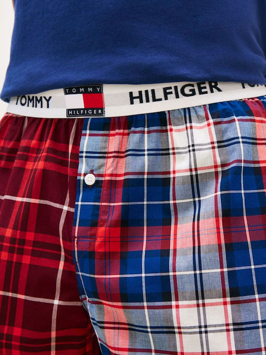 Tommy Hilfiger Sommer Herrenpyjama Blau