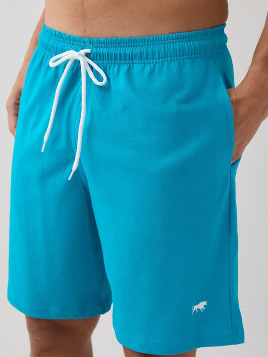 Minerva Summer Men's Bermuda Pyjamas Turquoise