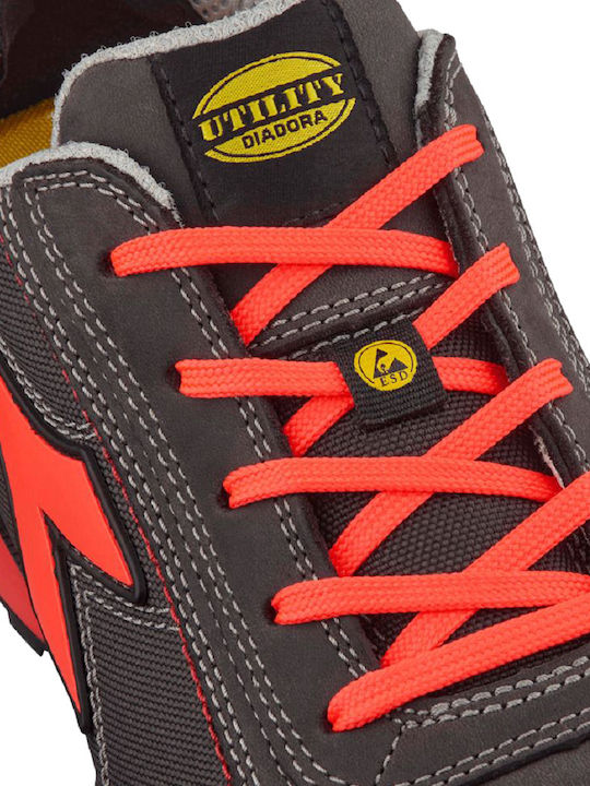 Utility Diadora Glove Παπούτσι Ασφαλείας Γκρι S3S με Πιστοποίηση ESD , FO , HRO,SR