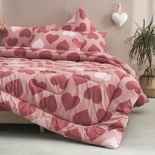 Charalambidis Textiles Love Σετ Υπέρδιπλο 4τμχ 220x260εκ. Charalambidis Textiles Love Σετ Υπέρδιπλο 4τμχ 220x260εκ.