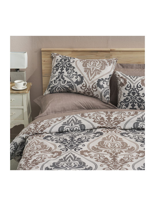 Charalambidis Textiles Βικτωριανό Σετ Σεντόνια Υπέρδιπλα 220x260εκ. Πολύχρωμο (4τμχ)