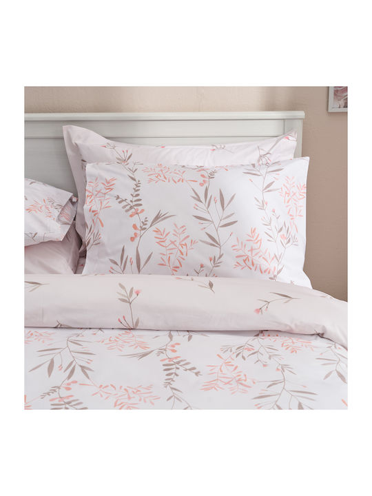 Charalambidis Textiles Υάκινθος Σετ Σεντόνια Υπέρδιπλα 220x260εκ. Πολύχρωμο (4τμχ)