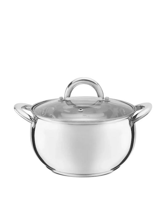 Tadar Tadar Tiefe Rostfreier Stahl Kochtopf 2.6lt