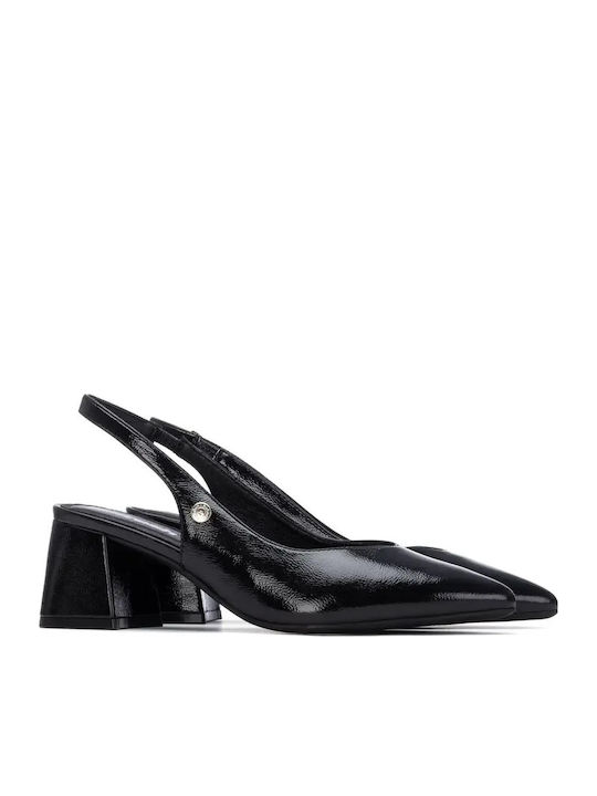 Pumps mit Mittelhohem Animal Print Schwarz
