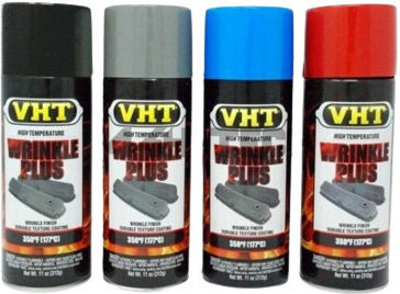 VHT High Temperature Paint Spray With Matt Effect Black Black Checkmate 400ml
