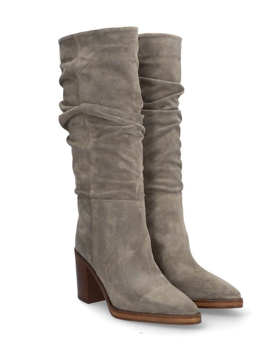 Damenstiefel Grau