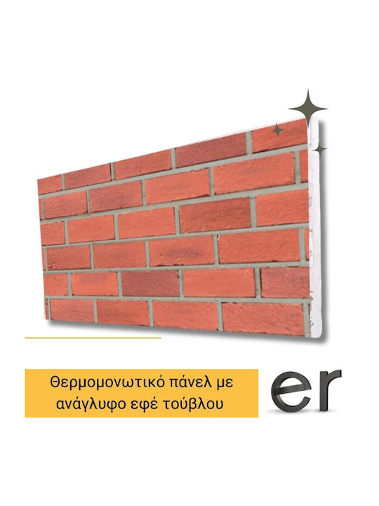 Panouri Decorative 3D Spumă Vopsibile Roșii 50x100cm