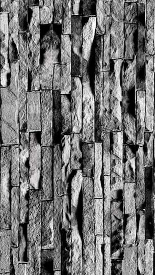 3D Wall Panels with Glue Gray 50x100cm