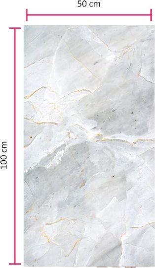 Panouri Decorative 3D Cu Adeziv Gri 50x100cm