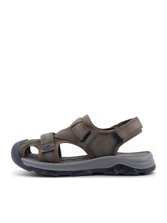 Herrensandalen in Grün Farbe