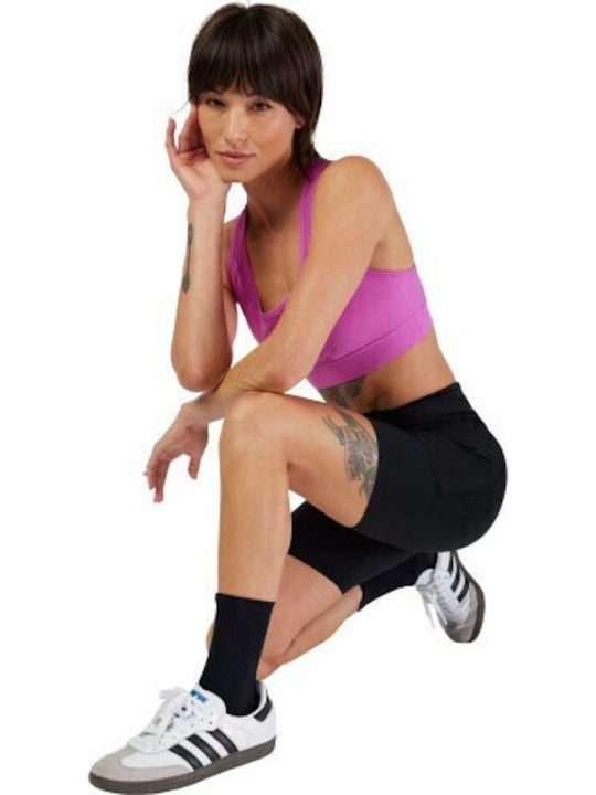 Women's High Waist Activewear Shorts Black