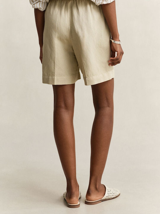 Women's Linen Shorts Beige