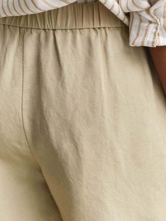 Women's Linen Shorts Beige