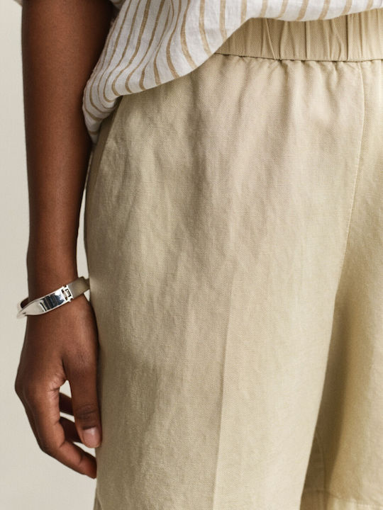 Women's Linen Shorts Beige