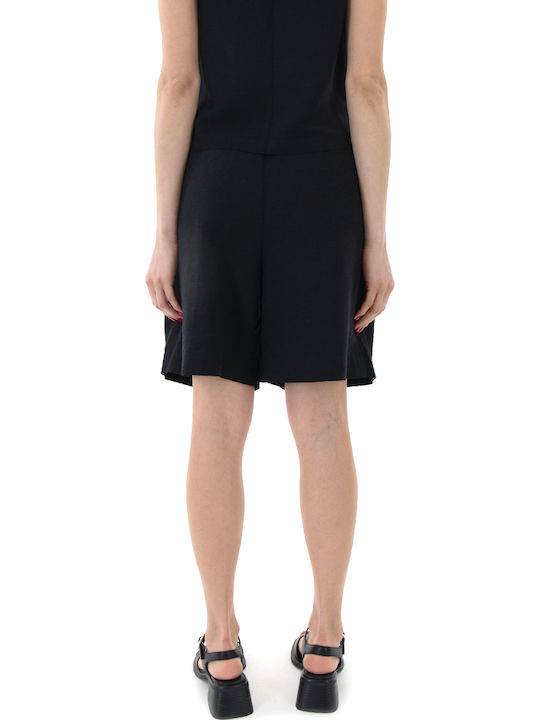 Moutaki Women's Linen Bermuda Black
