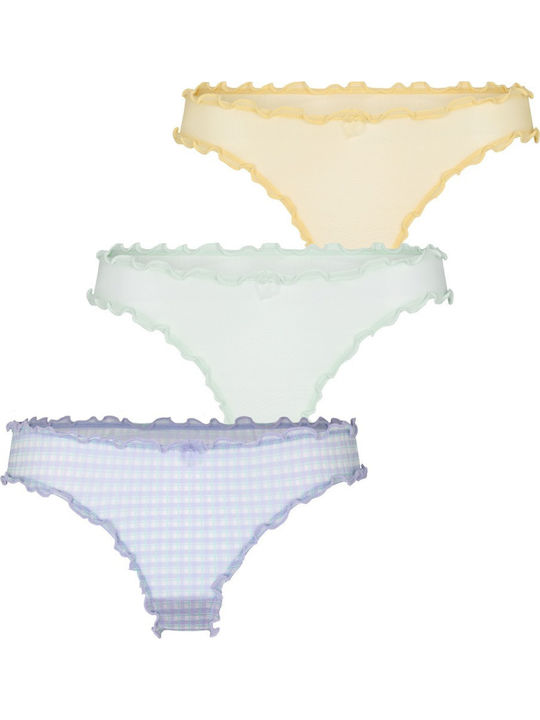 Women's String 3Pack Yellow