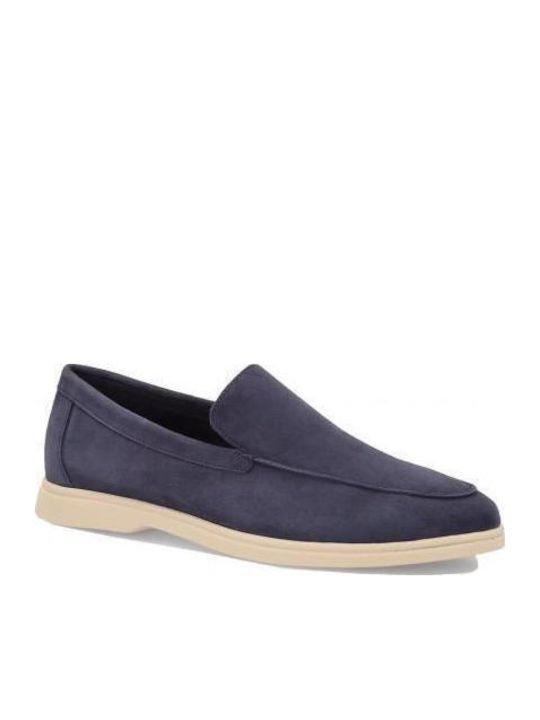 Suede Ανδρικά Loafers σε Μπλε Χρώμα