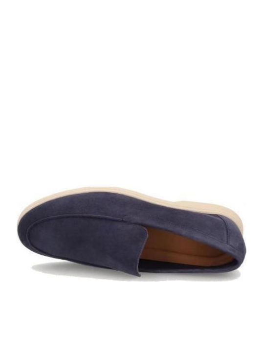 Suede Ανδρικά Loafers σε Μπλε Χρώμα