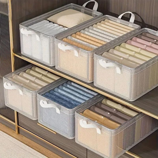 Alista Home Coș De Depozitare Transparent 35lt