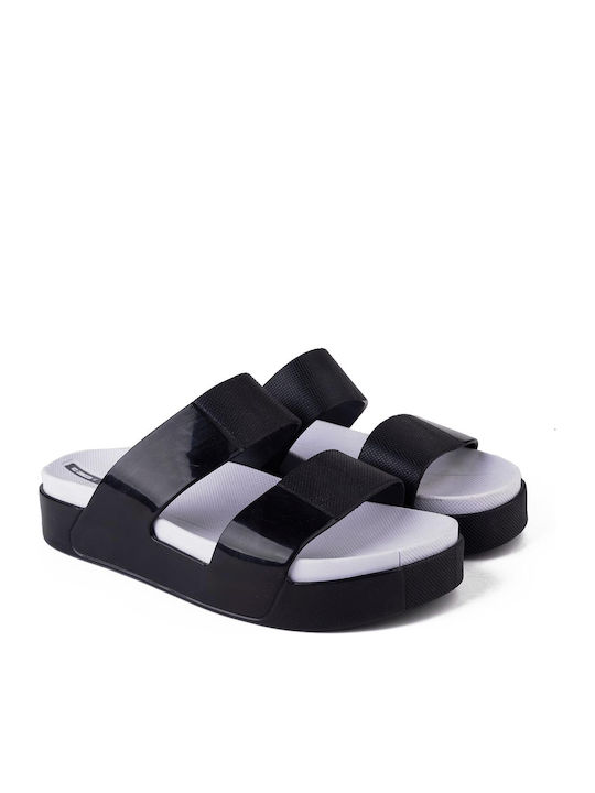 Дамски Сандали Flatforms Черни GHOST
