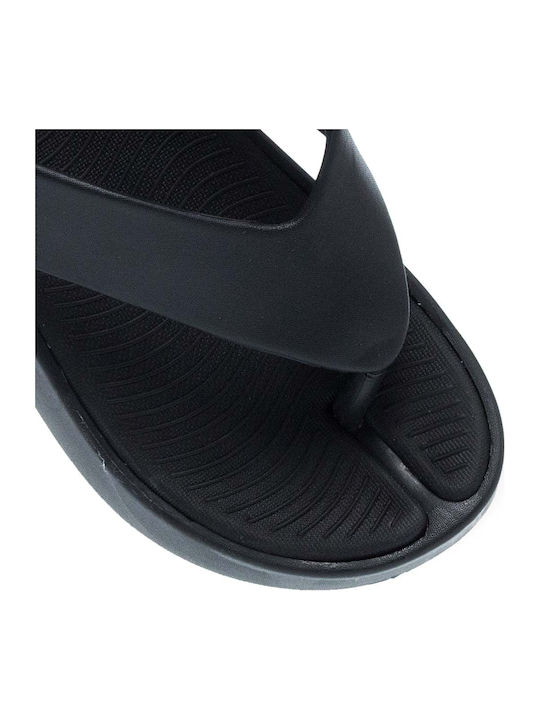 Flip Flops With Platform In Black Colour