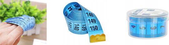 Tailor's Measuring Tape In Case Etui Retractable Tape Measure 150 Cm