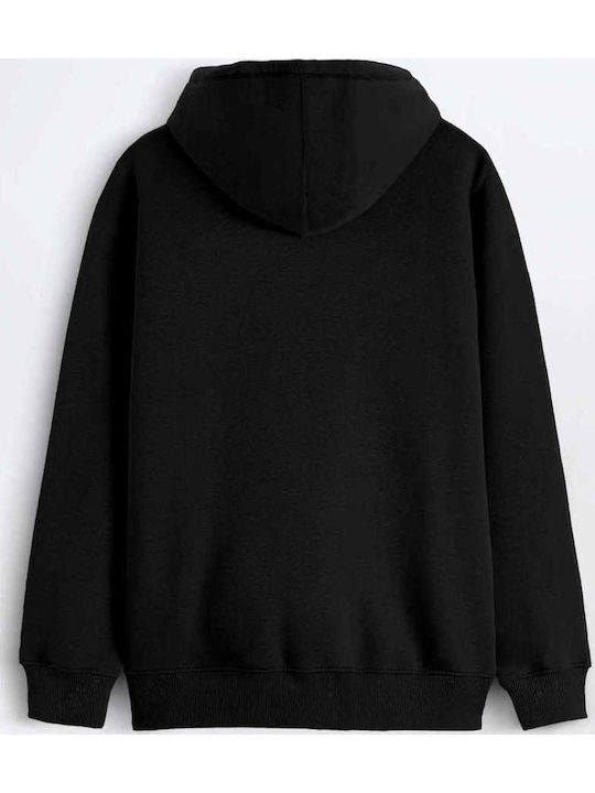 Herren Sweatshirt Mit Kapuze Schwarz H0149M