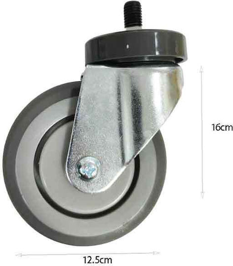 Ansin 03090 Räder aus Gummi für Kinderwagen 160mm