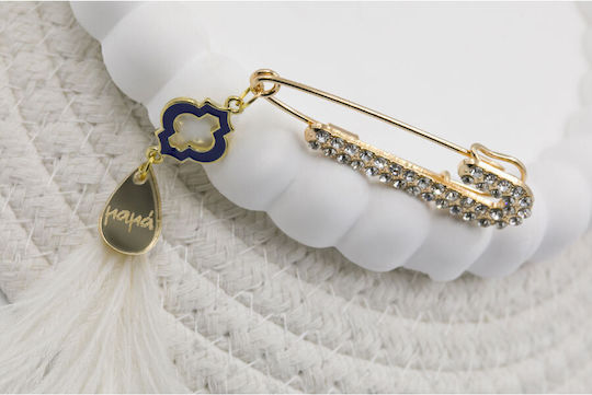 Kymi Christening Pin White 2 Pieces MN348