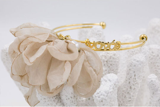 Kymi Christening Charm Beige Bracelet 2 Pieces MN341