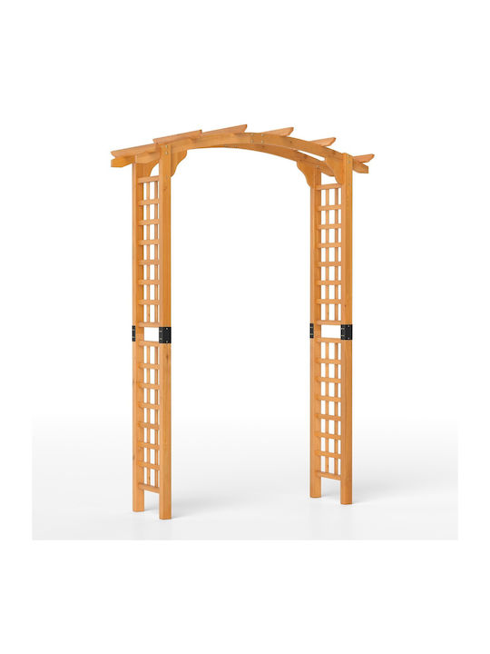 Αψίδα Κήπου από Ξύλο 160x60x229cm Πορτοκαλί NP12319YW