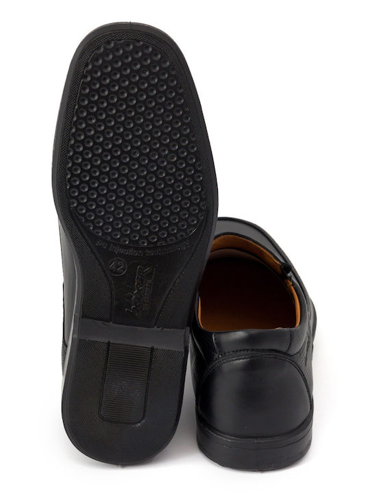 Leather Men's Casual Shoes Black