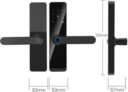 Smart Door Lock Ali Ron F6 Fingerprint & Touch Keypad Intelligent Lock