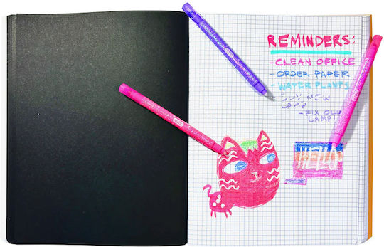 Ooly Ooly Zeichenstifte Waschbar mit Glitter Set 12 Farben