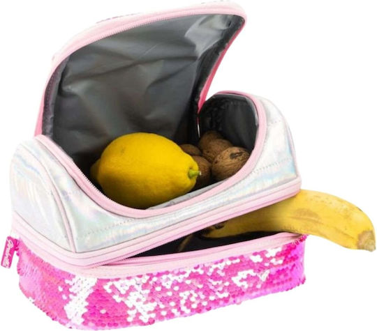 Nice Group Schulische Isolierte Kinder Lunchtasche Handtasche Hellblaue 13,5x13,5x22cm