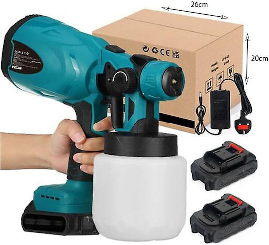 Ansin 01306 Pistol de Vopsit Electric 28V cu Recipient 0.8l