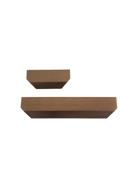 Viefe Mâner Pentru Mobilier Din Metal Bronz Periat 619mm (Centrele Găurilor 100mm) 0375064L619