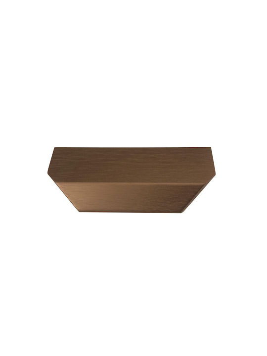 Viefe Mâner Pentru Mobilier Din Metal Bronz Periat 619mm (Centrele Găurilor 200mm) 0375128L619