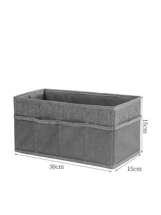 Alista Home Cutie De Depozitare Din Țesătură Gri 30x15x15cm