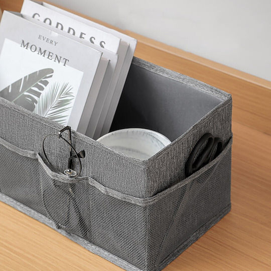 Alista Home Fabric Gray Storage Box 30x15x15cm