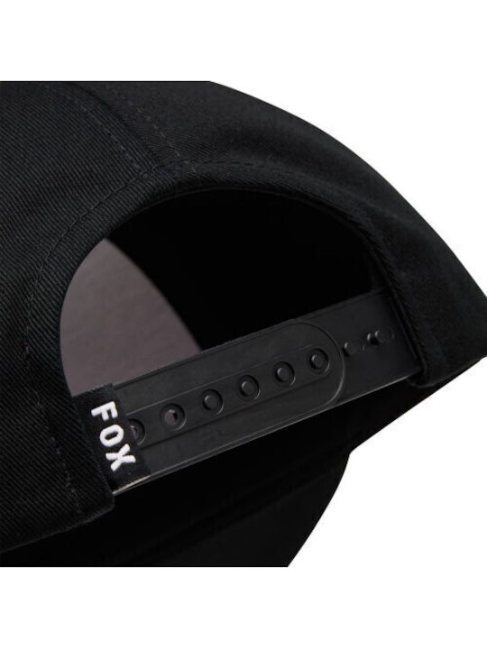 Fox Kids' Hat Jockey Fabric Black